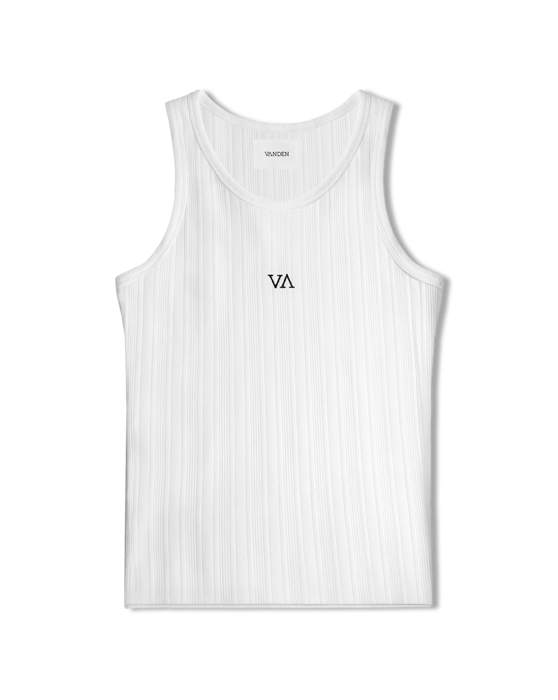 The white V